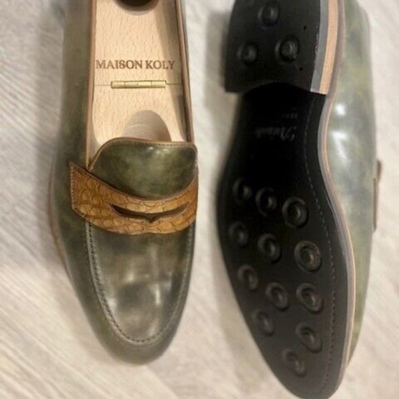Maison Koly Corniche Cordovan Museum Alligator Prestige loafers - Picture 4 of 4